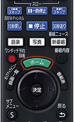 リモコンの機能一覧ボタン