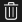 Trash can icon