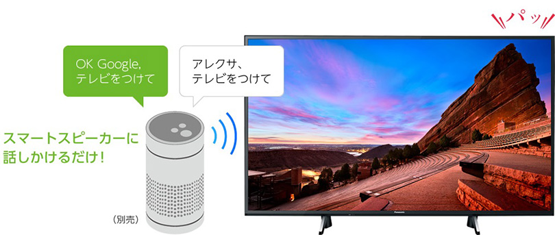 All Get tangled Conceit スマートスピーカー連携 | 有機ELテレビ 液晶テレビ VIERA（ビエラ） | お客様サポート | Panasonic