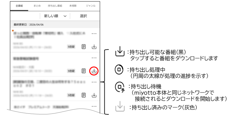 持ち出しアイコン